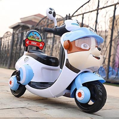 Style Motocycle pour enfants à trois roues avec lumière et musique Temps de charge 8-10 heures