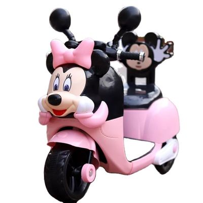 Conduire sur une moto électrique de 6 volts Pour les filles de 2 à 4 ans Jouet de conduite