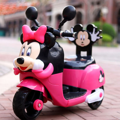 Conduire sur une moto électrique de 6 volts Pour les filles de 2 à 4 ans Jouet de conduite