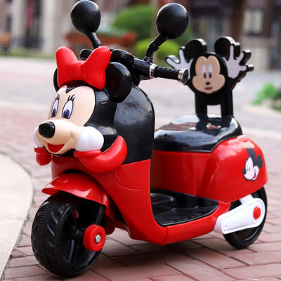 Conduire sur une moto électrique de 6 volts Pour les filles de 2 à 4 ans Jouet de conduite