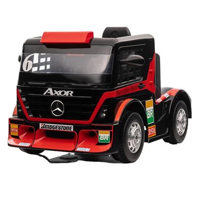 Voyage sur le camion jouet voiture pour les enfants avec remorque 6 roues 12v ou 24v Licence de plastique PP