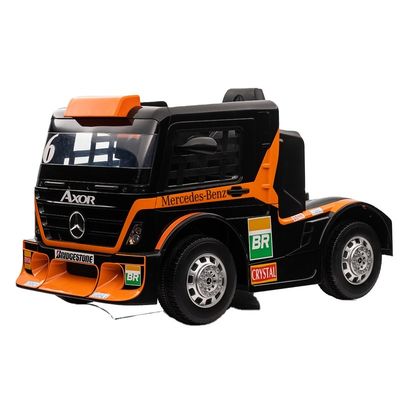 Voyage sur le camion jouet voiture pour les enfants avec remorque 6 roues 12v ou 24v Licence de plastique PP
