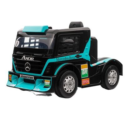 Voyage sur le camion jouet voiture pour les enfants avec remorque 6 roues 12v ou 24v Licence de plastique PP