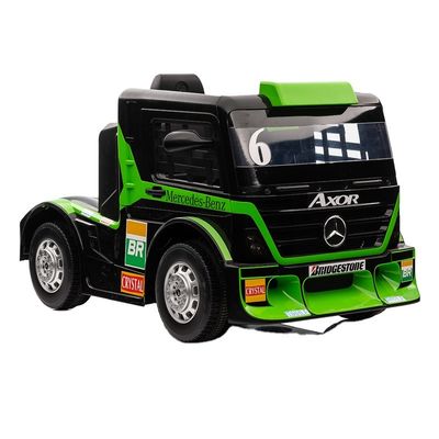 Voyage sur le camion jouet voiture pour les enfants avec remorque 6 roues 12v ou 24v Licence de plastique PP