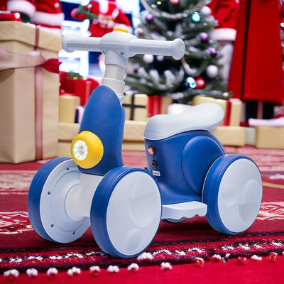 Voiture d'équilibre pour enfants à piles avec télécommande et fonction de soufflage de bulles