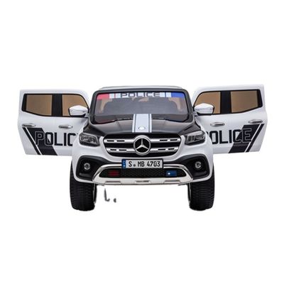 Taille de l'emballage 142*77*40.5 2.4G télécommande 2 places 12V autorisé Police Voyage en voiture pour les enfants