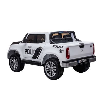 Taille de l'emballage 142*77*40.5 2.4G télécommande 2 places 12V autorisé Police Voyage en voiture pour les enfants