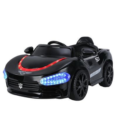 12V électrique à batterie Voyage en voiture à deux places et musique pour les enfants en blanc