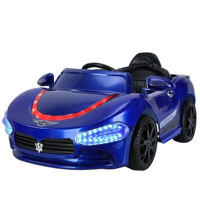 12V électrique à batterie Voyage en voiture à deux places et musique pour les enfants en blanc