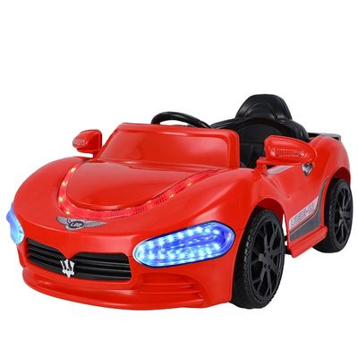 12V électrique à batterie Voyage en voiture à deux places et musique pour les enfants en blanc