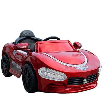 12V électrique à batterie Voyage en voiture à deux places et musique pour les enfants en blanc