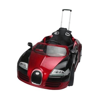 PE plastique type 30kg Max chargeur télécommande électrique 6V7AH*2 Voyage en voiture pour enfants