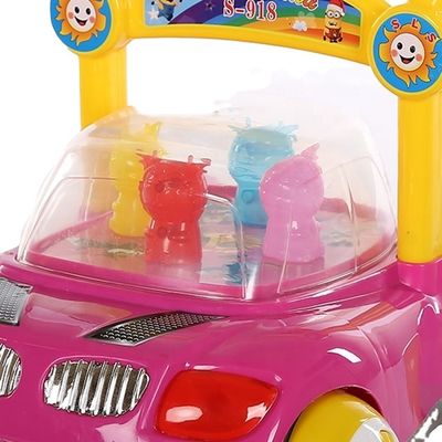 Roue en caoutchouc musicale Baby Walker 2022 modèle Ride On Toy pour les enfants de 2 à 4 ans
