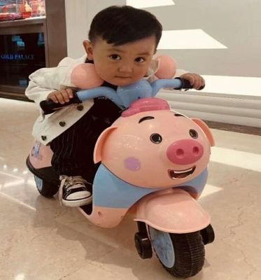 Chants pour enfants Jouets d'éclairage LED Voyage sur moto électrique 6V pour les enfants de 3 à 6 ans