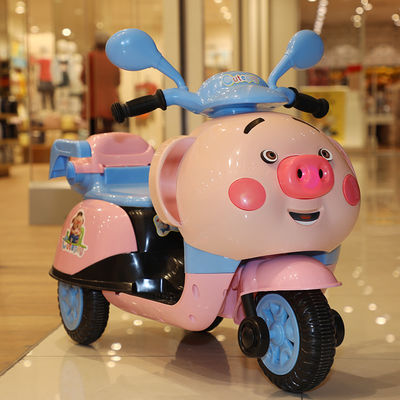 Chants pour enfants Jouets d'éclairage LED Voyage sur moto électrique 6V pour les enfants de 3 à 6 ans