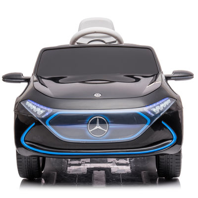 12V électrique sur voiture pour les enfants avec une tige de poussée et une télécommande en plastique PP