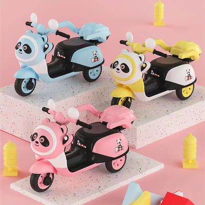 Musique Enseignement préscolaire Jouets 6V batterie alimentée en plastique Voyage sur moto électrique Voiture pour enfants