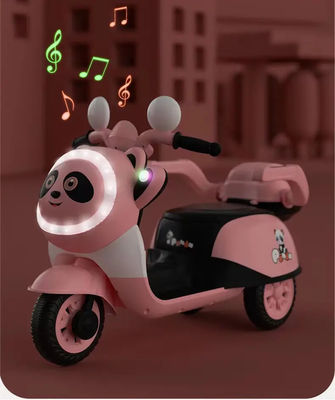 Musique Enseignement préscolaire Jouets 6V batterie alimentée en plastique Voyage sur moto électrique Voiture pour enfants