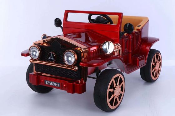 Jouet électrique unisexe monté en voiture avec télécommande nouveau moteur 380*2 pour les enfants
