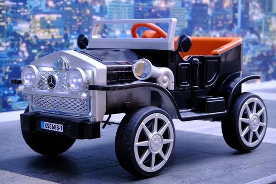Jouet électrique unisexe monté en voiture avec télécommande nouveau moteur 380*2 pour les enfants