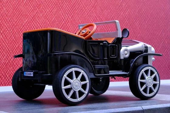 Jouet électrique unisexe monté en voiture avec télécommande nouveau moteur 380*2 pour les enfants