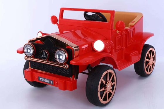 Jouet électrique unisexe monté en voiture avec télécommande nouveau moteur 380*2 pour les enfants