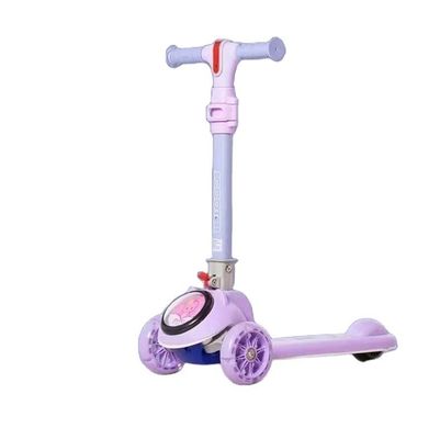 Enfants 3 roues sur scooter avec éclairage musical et design pliable G.W. N.W 22.8KG/20.8KG