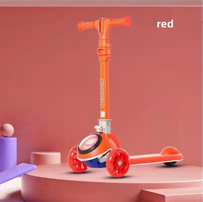 Enfants 3 roues sur scooter avec éclairage musical et design pliable G.W. N.W 22.8KG/20.8KG