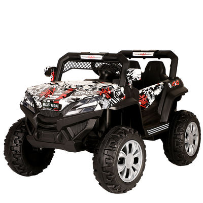 6v4*2 Super Power Off-road Véhicule double électrique à double traction Voiture pour enfants Blanc