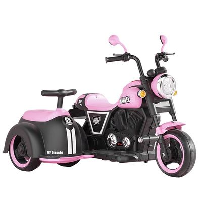 77*75*85 Rosa vert rouge jaune moto électrique pour enfants avec mode simple/double