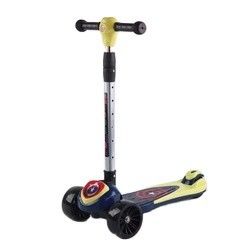Éclairage musical Scooter pliant pour enfants Rose/Bleu/Jaune/Verde