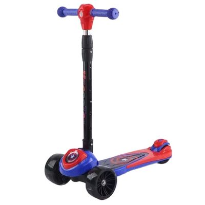 Éclairage musical Scooter pliant pour enfants Rose/Bleu/Jaune/Verde