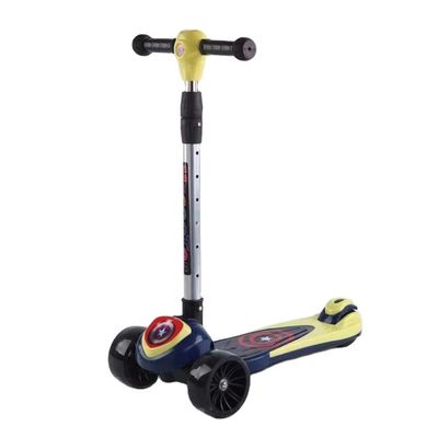 Éclairage musical Scooter pliant pour enfants Rose/Bleu/Jaune/Verde