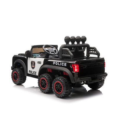 Jouet électrique pour enfants à batterie 12v Monstre de police en voiture pour enfants en plastique