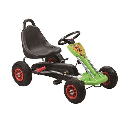 Adapté à l'âge 3-8 G.W. N.W 10.6/9.1KG Voyage en voiture pédale Go-Karts avec frein à main