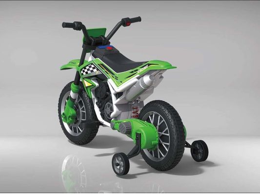 12V voiture de moto électrique pour enfants avec musique et roue auxiliaire en plastique