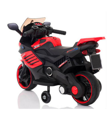 Enfants Jouets Voiture 6v Moto électrique Voyage en voiture avec éclairage et roues auxiliaires
