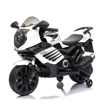 Moto électrique pour enfants MP3 Éclairage et roues auxiliaires 6v 12v batterie alimentée