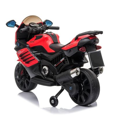 Moto électrique pour enfants MP3 Éclairage et roues auxiliaires 6v 12v batterie alimentée