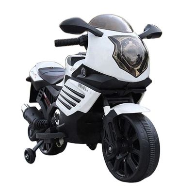 Moto électrique pour enfants MP3 Éclairage et roues auxiliaires 6v 12v batterie alimentée