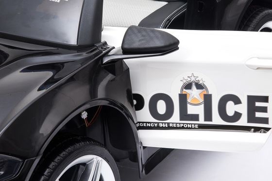 Conduite à distance sur une voiture de police électrique 12V pour les enfants de 2 à 4 ans 2023
