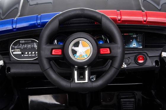 Conduite à distance sur une voiture de police électrique 12V pour les enfants de 2 à 4 ans 2023