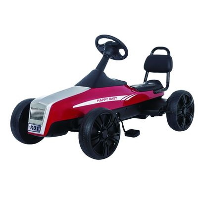5-7 ans Unisexe enfant pédale Go-Kart voiture avec les sièges avant et arrière réglables