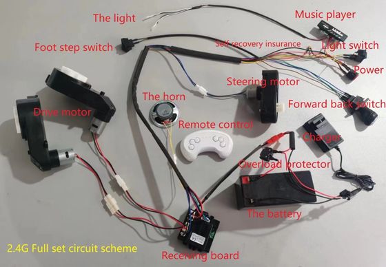 puissance et vitesse voiture de jouet électrique pour enfants ensemble complet de pièces pour bricolage batterie incluse