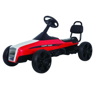 5-7 ans Unisexe enfant pédale Go-Kart voiture avec les sièges avant et arrière réglables