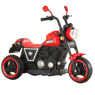 Musique Éducation précoce Histoire 6V Voyage électrique sur une moto pour enfants Batterie 6V4.5AH*1