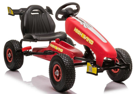 Populaire sur pneus gonflables sur pédales Go-Kart voiture pour enfants