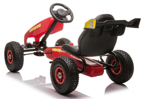 Populaire sur pneus gonflables sur pédales Go-Kart voiture pour enfants