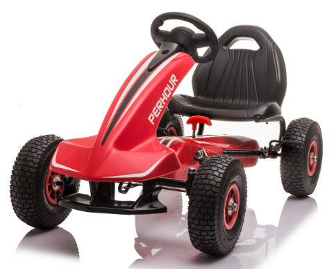 siège réglable 4 roues sur pédale kart voiture pour enfants unisexe âgés de 3 à 8 ans