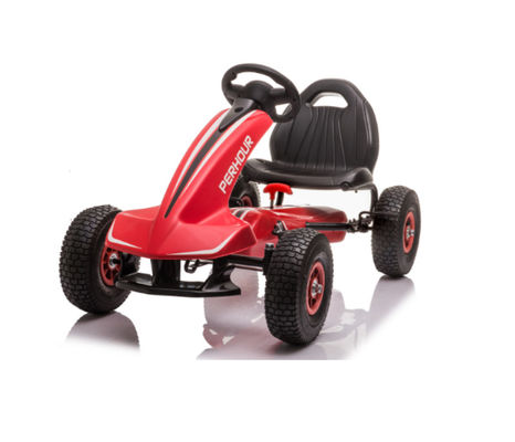 siège réglable 4 roues sur pédale kart voiture pour enfants unisexe âgés de 3 à 8 ans
